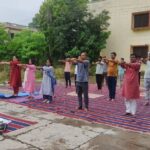 Yoga Day राजकीय पॉलिटेक्निक लखनऊ में 9 वा अन्तर्राष्ट्रीय योग दिवस मनाया गया