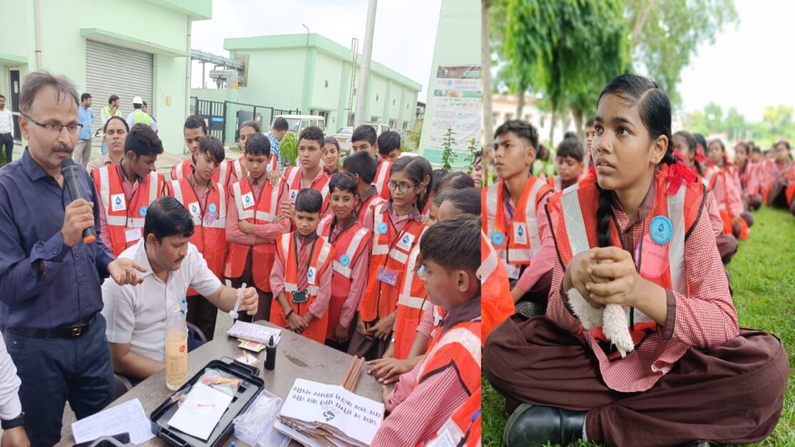 111 स्कूली बच्चे बने ब्रज भूमि में "जल ज्ञान यात्रा" के सारथी