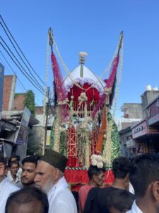 बासखारी में मनाया गया 10 मोहर्रम, गूंजती रही "लब्बैक या हुसैन" की सदाएं