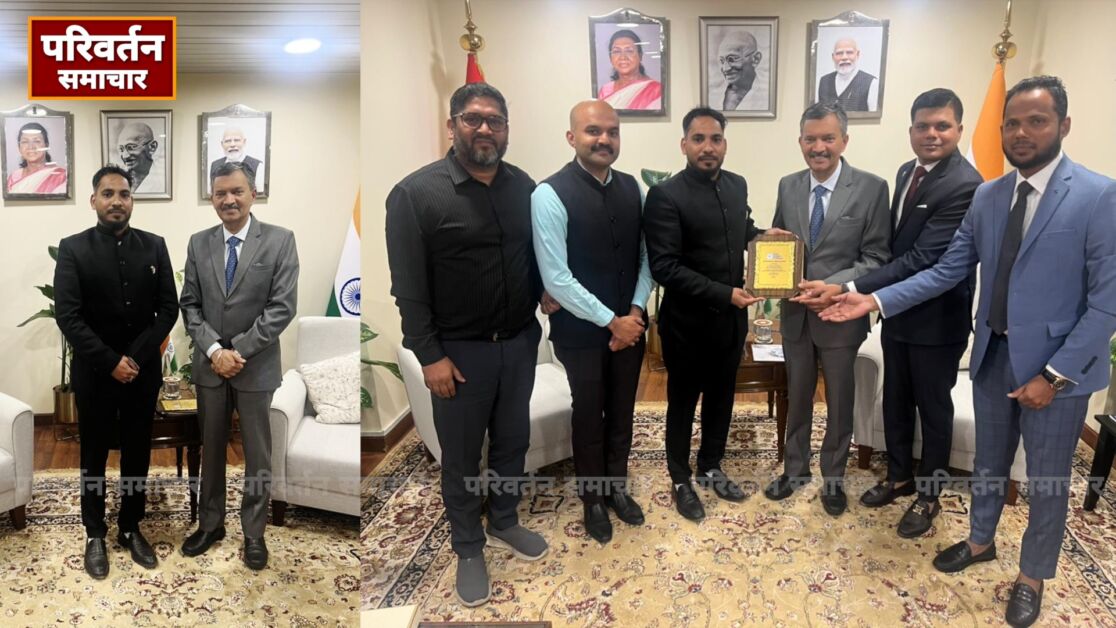 Abu Dhabi: Aim India Forum के डेलीगेशन ने यूएई में भारत के राजदूत से की शिष्टाचार भेंट