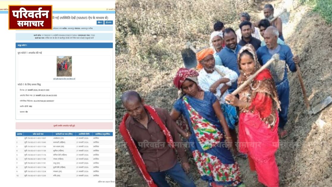 अम्बेडकरनगर: मनरेगा का ‘मास्टर रोल महोत्सव’!