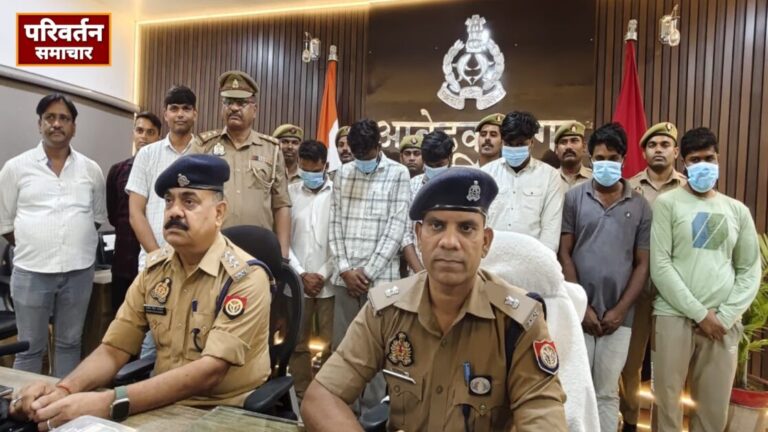 जहांगीरगंज पुलिस की बड़ी सफलता: अंतरजनपदीय लूट गिरोह का पर्दाफाश, 6 गिरफ्तार