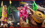 अम्बेडकरनगर: हुजूरी ताजिया पूरे एहतराम के साथ निकली, सामाजिक कार्यकर्ता ने ताजिया पर बांधा शेहरा